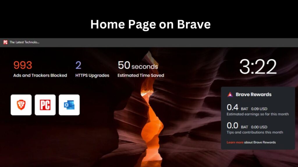 Modify the Brave Browser's Home Icon
